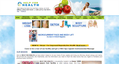 Desktop Screenshot of helpforhealth.net